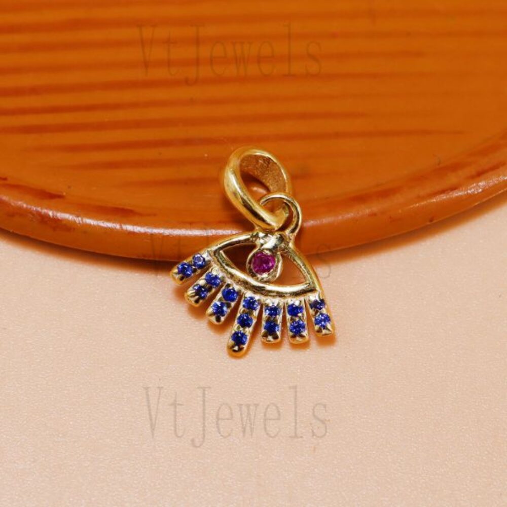 925 Sterling Silver Evil Eye Pendant