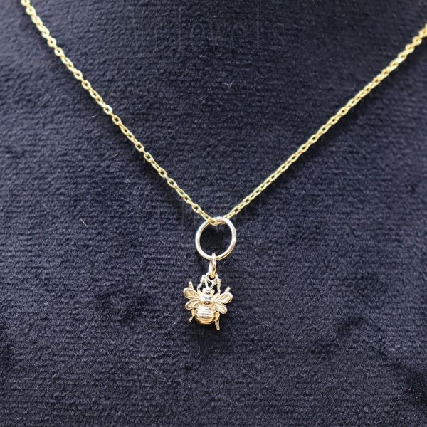 925 Sterling Silver Honey Bee Charm Pendant - Image 7