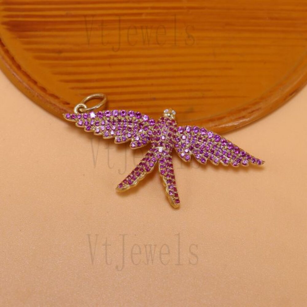 925 Sterling Silver Swallow Bird Pendant