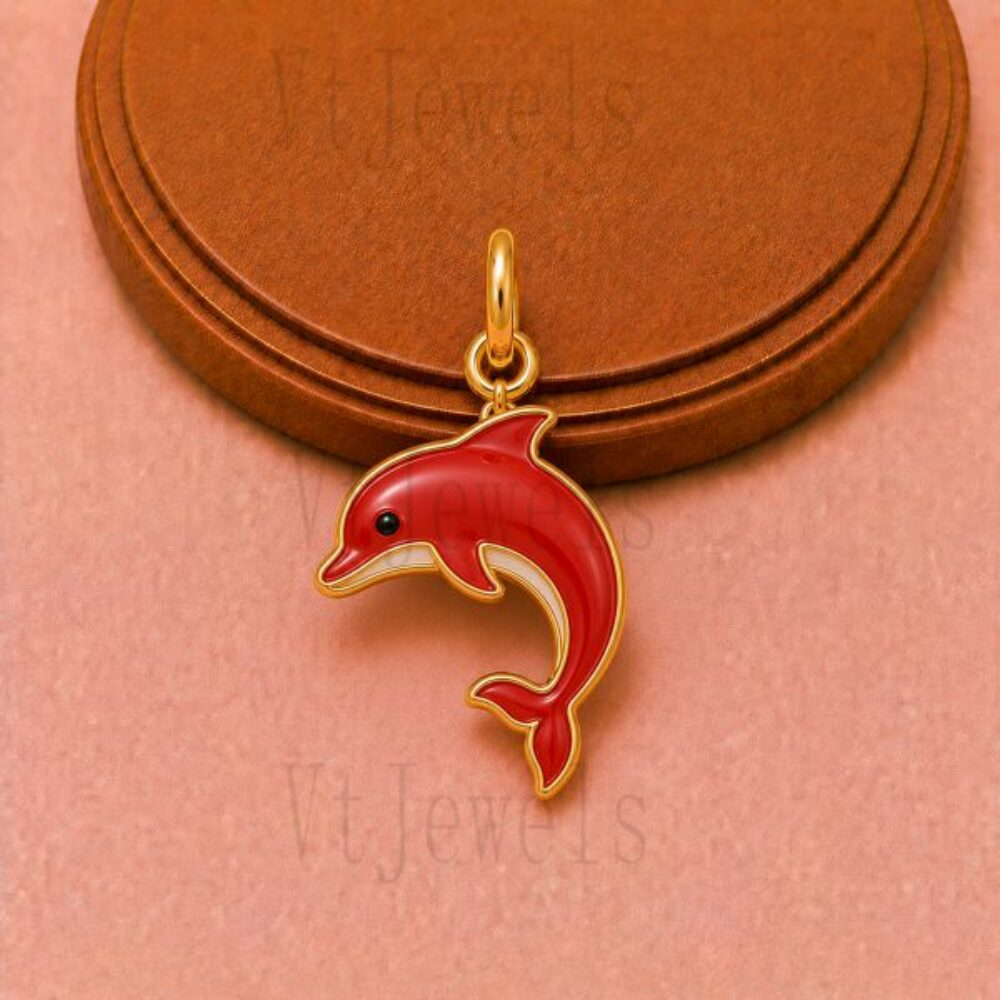 925 Sterling Silver Dolphin Pendant
