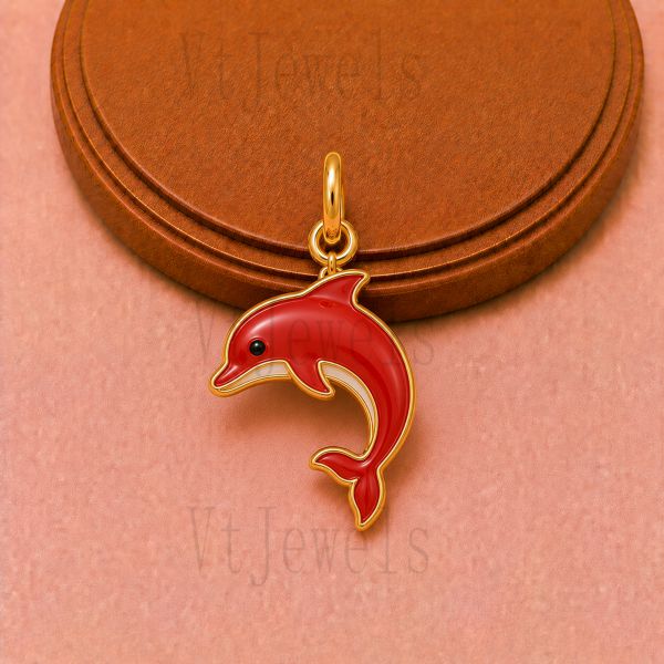 925 Sterling Silver Dolphin Pendant