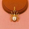 925 Sterling Silver Spider Pendant