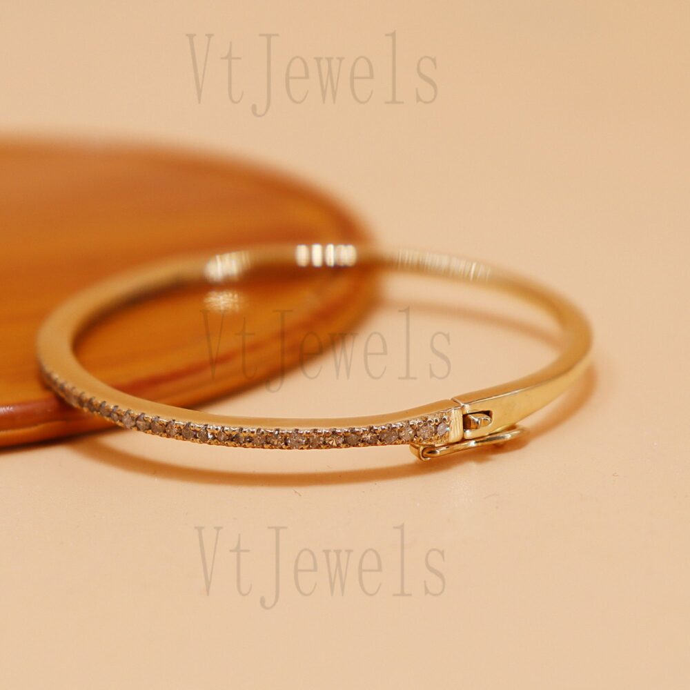 925 Sterling Silver Gold Plated Sparkle Bracelet
