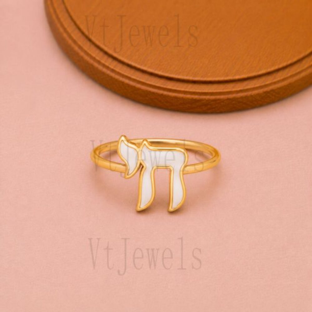 Chai Symbol 925 Sterling Silver Ring