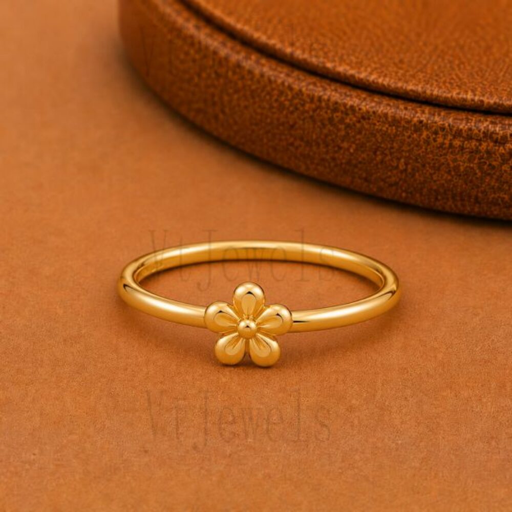 Dainty Floral 925 Sterling Silver Ring