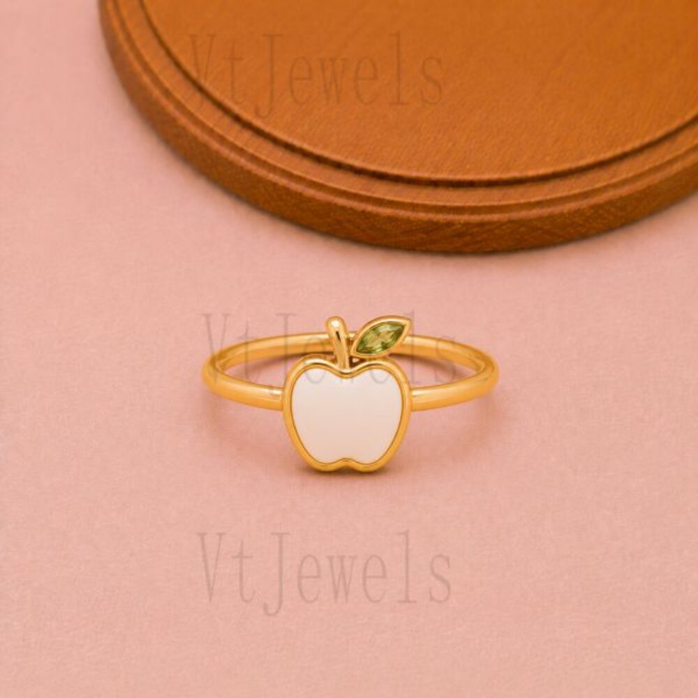 Dainty Apple 925 Sterling Silver Ring