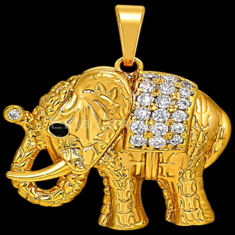 925 Sterling Silver Elephant Pendant
