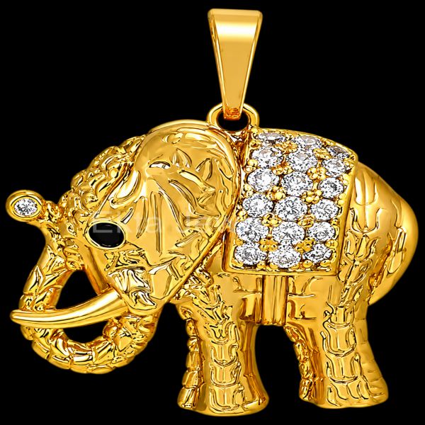 925 Sterling Silver Elephant Pendant