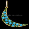 925 Sterling Silver Moon Pendant