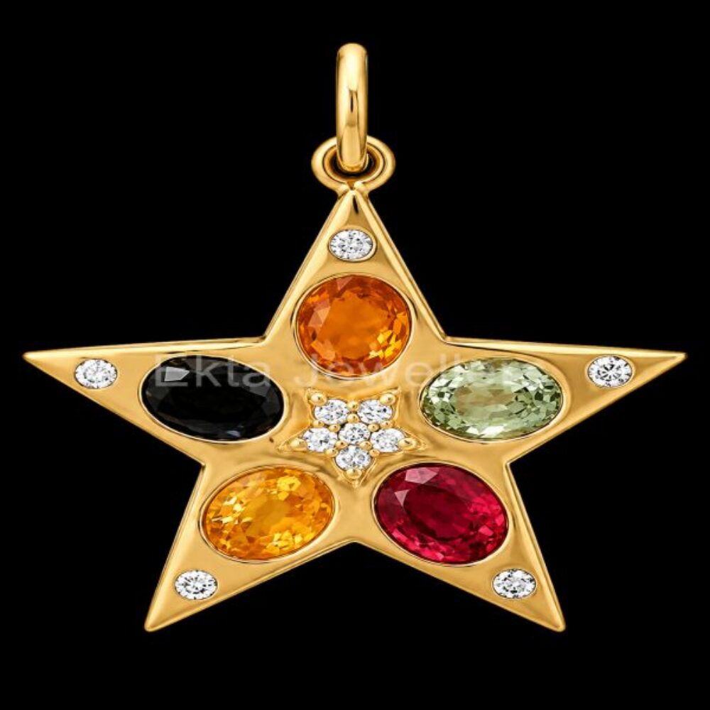 925 Sterling Silver Star Pendant