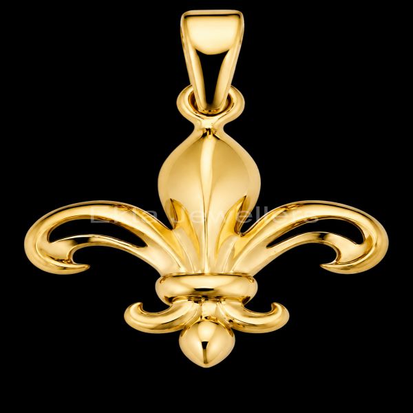 925 Sterling Silver Fleur De Lis Pendant