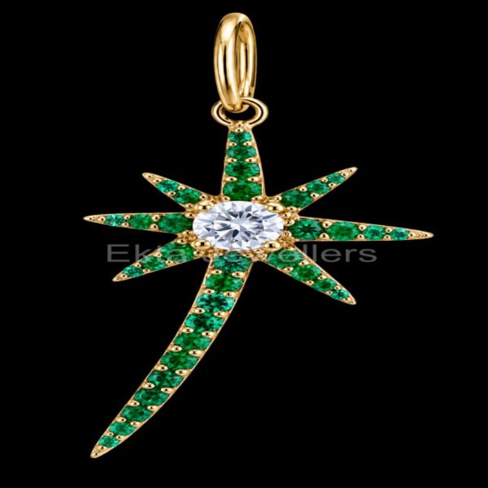 925 Sterling Silver Star Pendant
