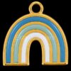 925 Sterling Silver Rainbow Pendant