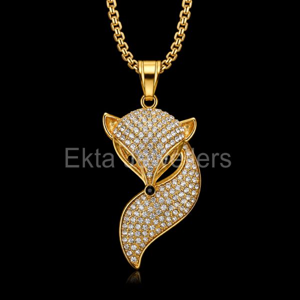 Fox Necklace Gold Fox Necklace Gold