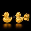 Rubber Duck 925 Sterling Silver Stud Earrings