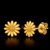 Daisy Flower 925 Sterling Silver Stud Earrings