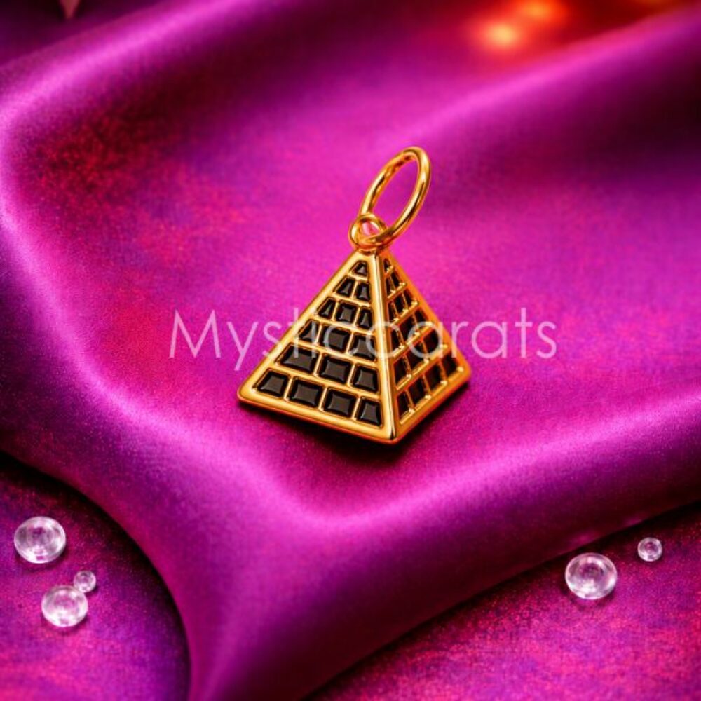 925 Sterling Silver Pyramid Pendant