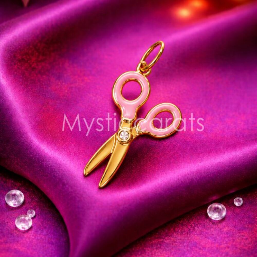 925 Sterling Silver Scissors Pendant
