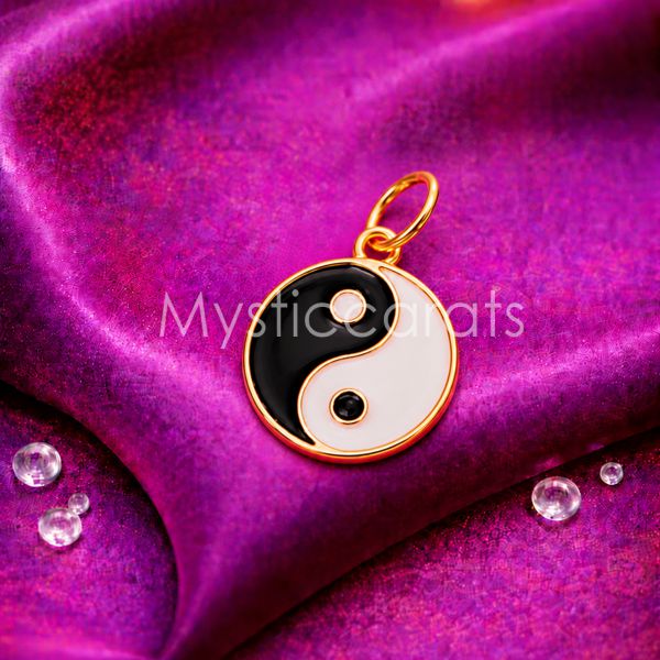 925 Sterling Silver Yin Yang Pendant