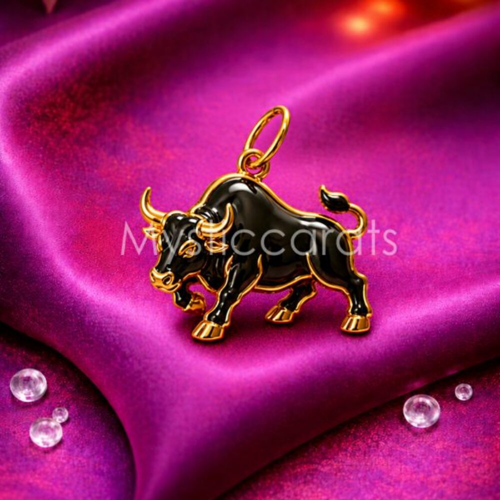 925 Sterling Silver Taurus Bull Pendant