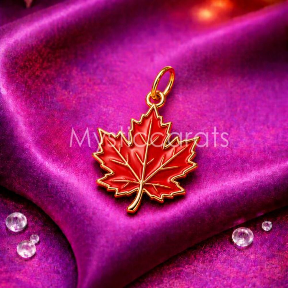 925 Sterling Silver Maple Leaf Pendant