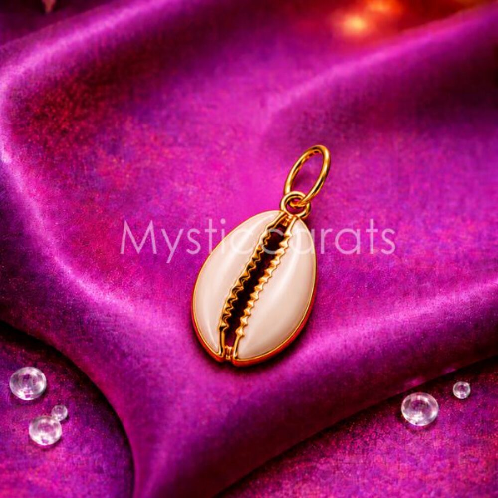 925 Sterling Silver Cowrie Shell Pendant