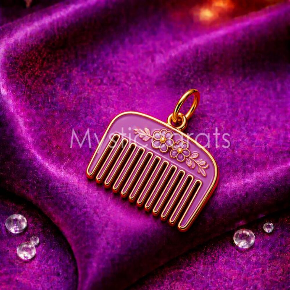 925 Sterling Silver Comb Pendant
