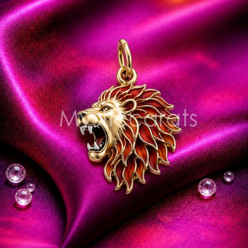925 Sterling Silver Lion Pendant