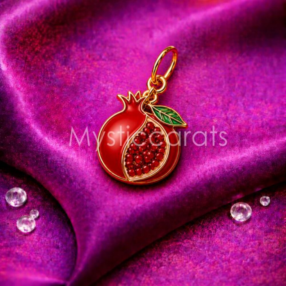 Pomegranate Fruit Charm Pendant