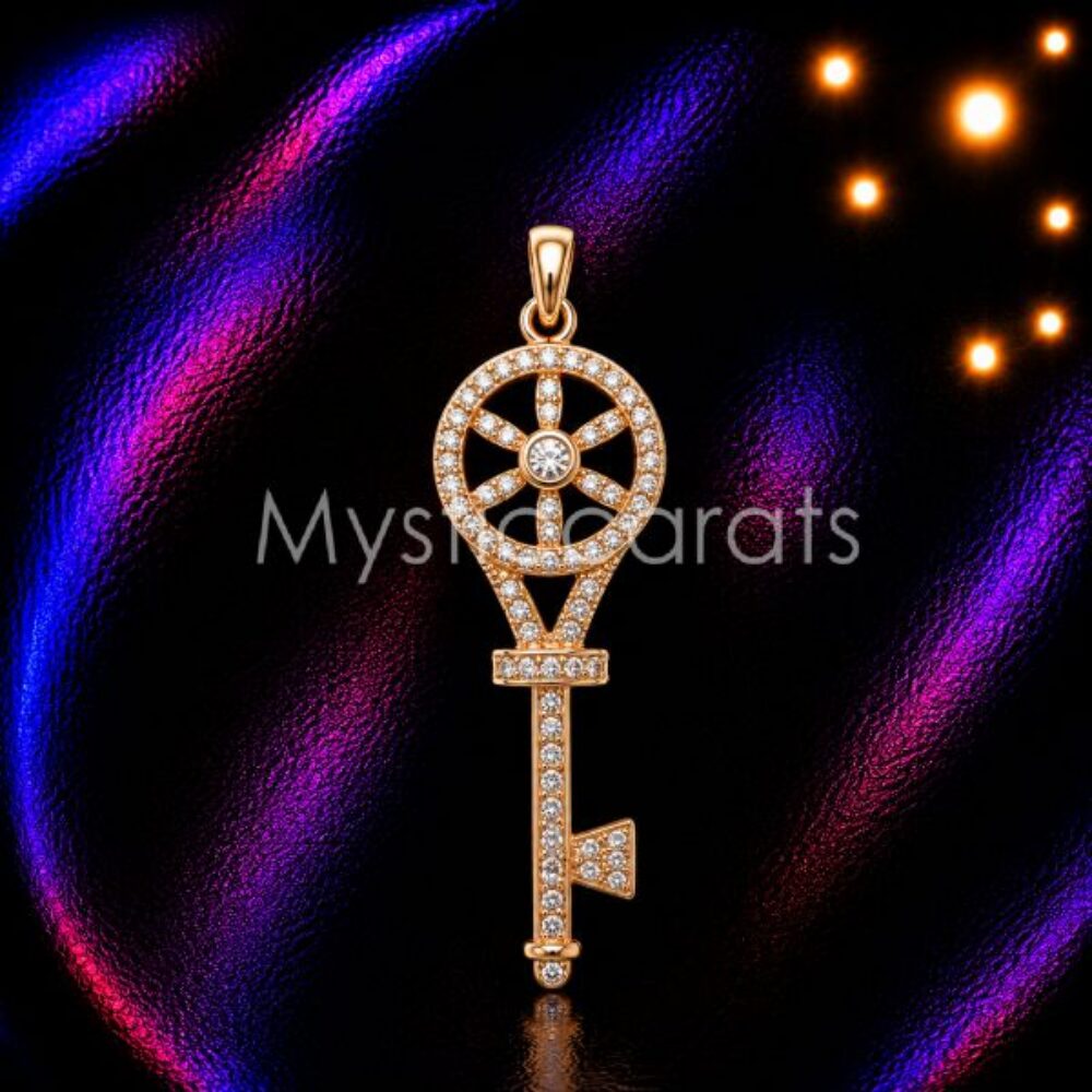 925 sterling silver Skeleton Key Pendant