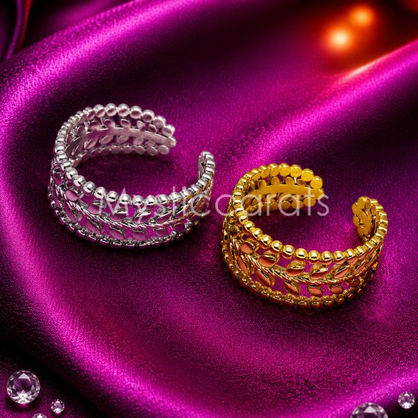 925 Sterling Silver Braided Cuff Ring