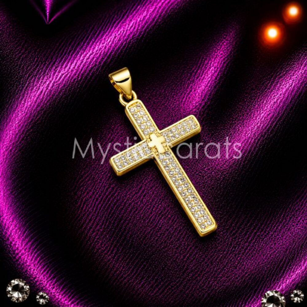 925 Sterling Silver Cross Charm
