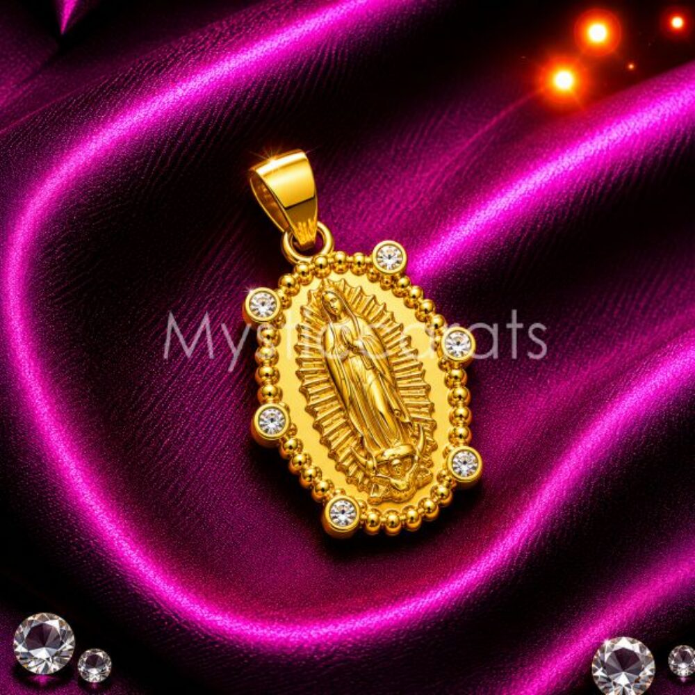 925 Sterling Silver Virgin Mary Pendant