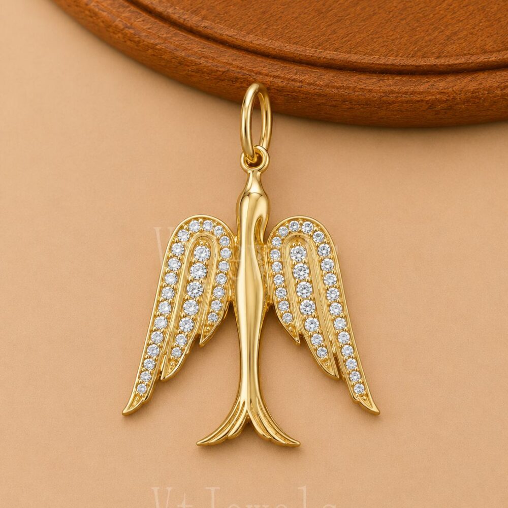 925 Sterling Silver Holy Spirit Dove Pendant