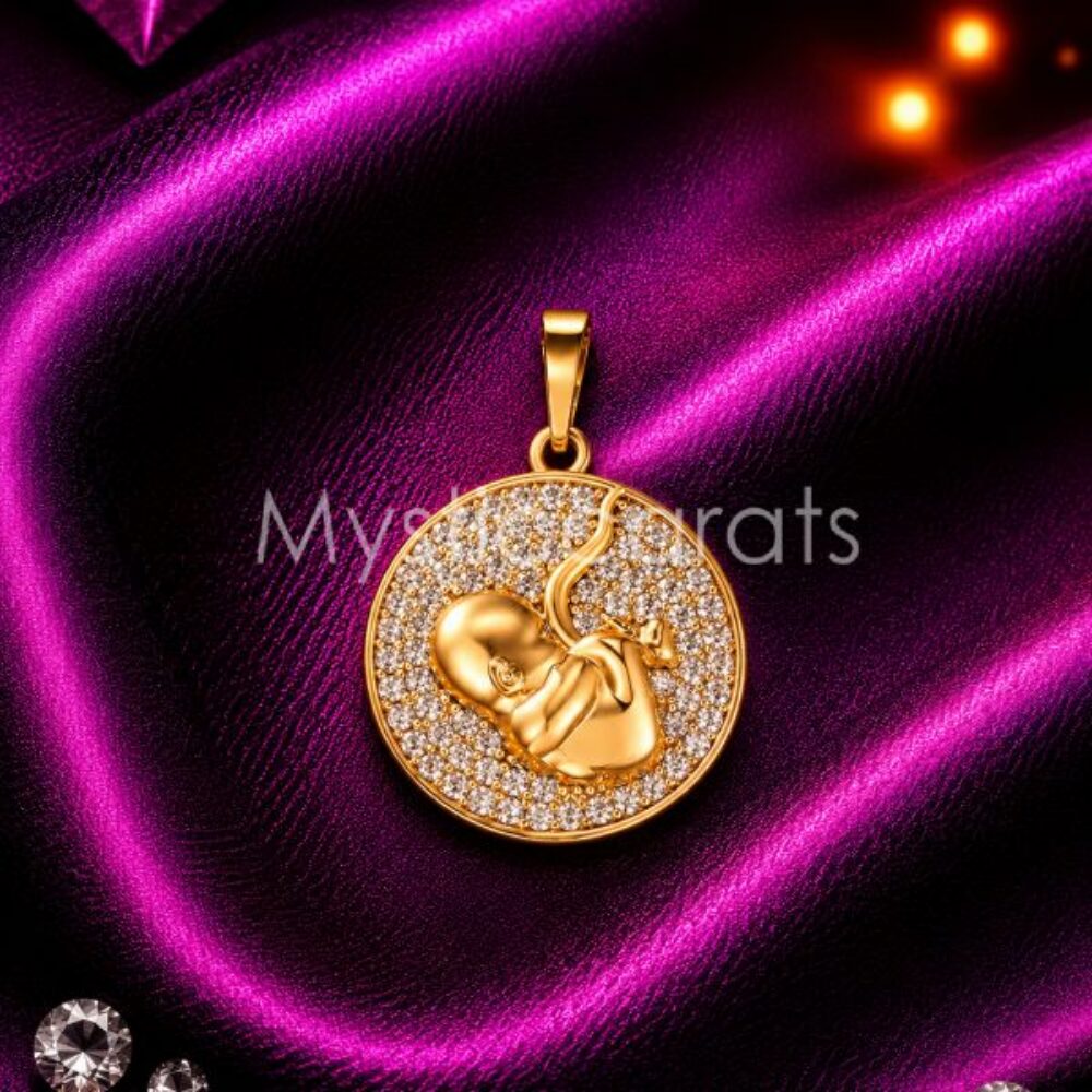 925 Sterling Silver Baby Feet Pendant