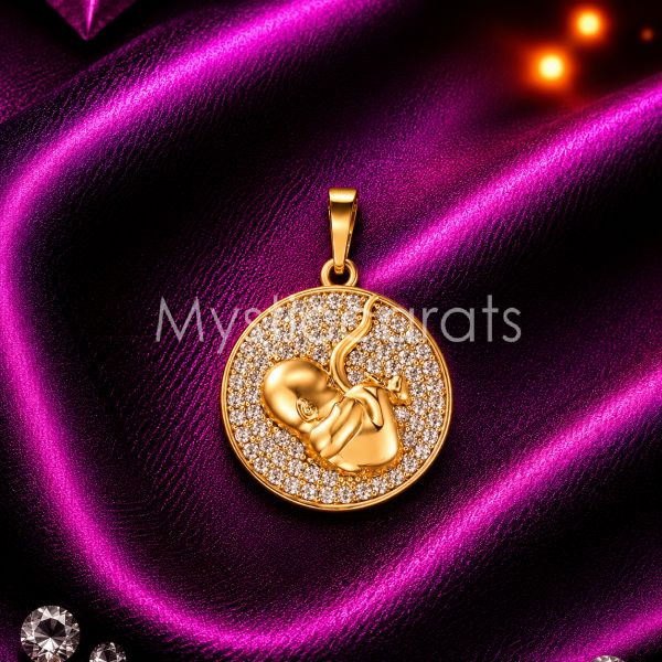 925 Sterling Silver Baby Feet Pendant