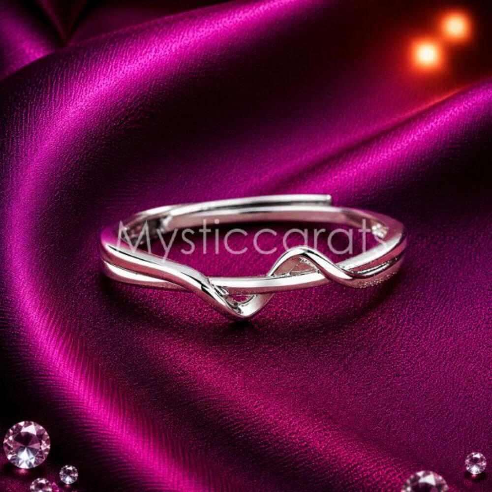 925 Sterling Silver Wave Ring