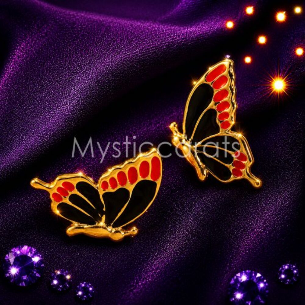 925 sterling silver Butterfly Stud Earrings