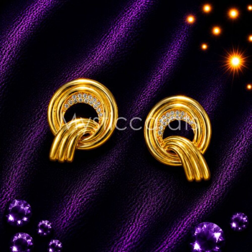 925 sterling silver Knot Stud Earrings