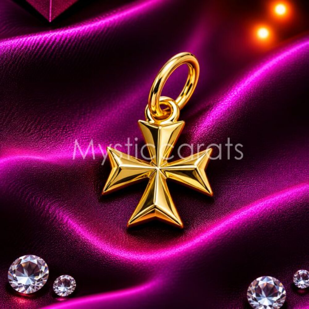 925 Sterling Silver Maltese Cross Pendant