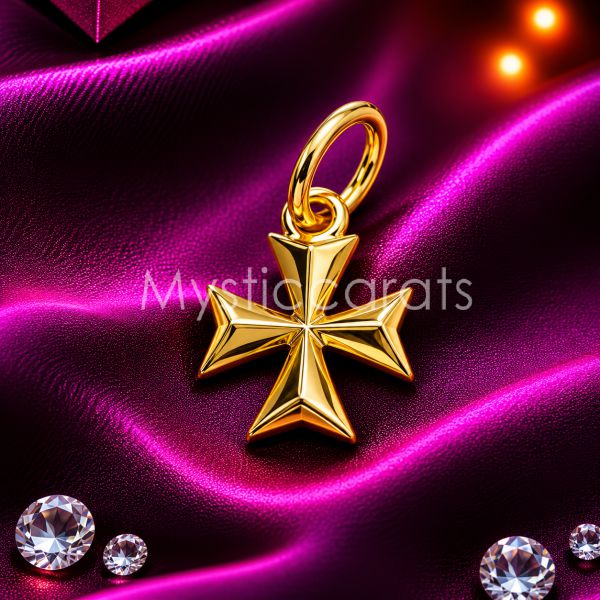 925 Sterling Silver Maltese Cross Pendant