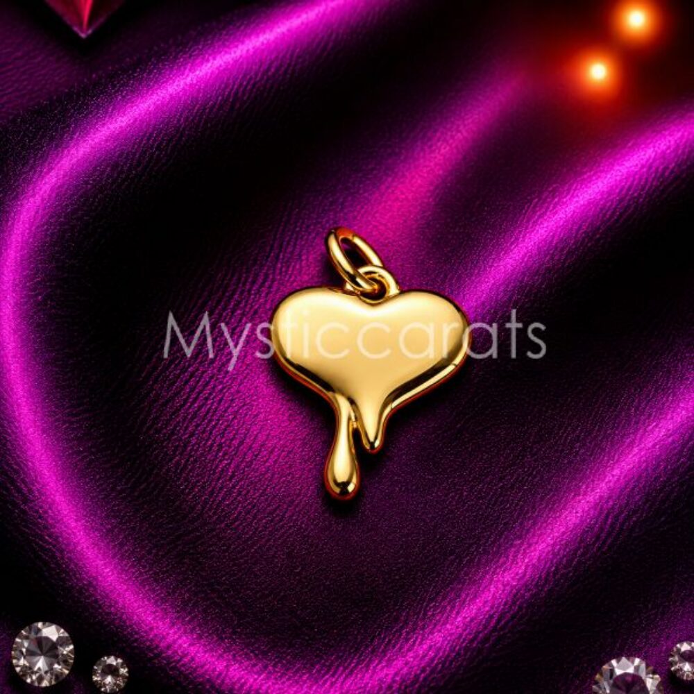 925 Sterling Silver Melting Heart Pendant