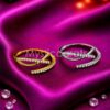 One Pcs 925 Sterling Silver Criss Cross Open Ring