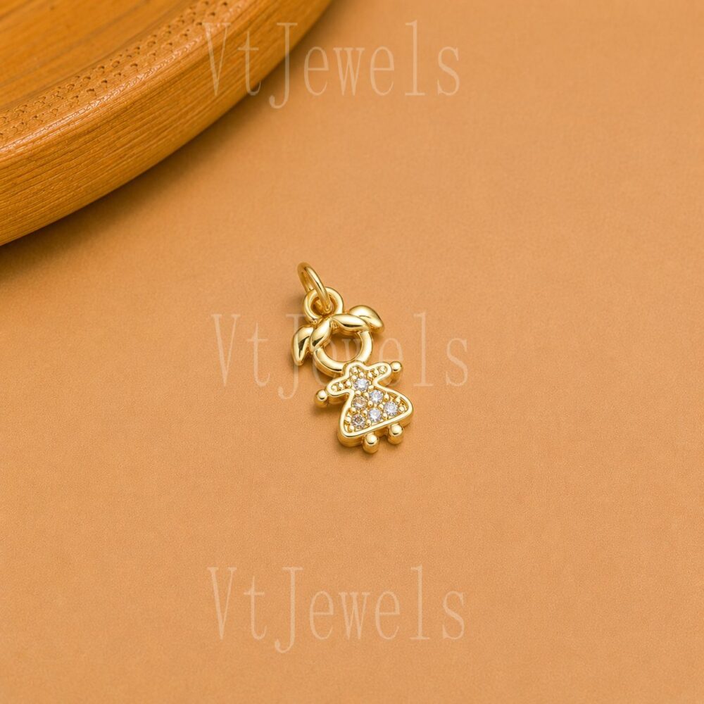 925 Sterling Silver Teddy Bear Pendant