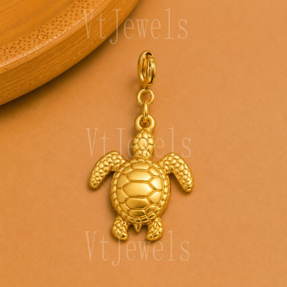925 Sterling Silver Sea Turtle Pendant