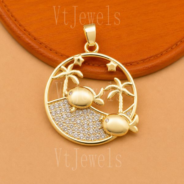 925 Sterling Silver Sea Turtle Pendant