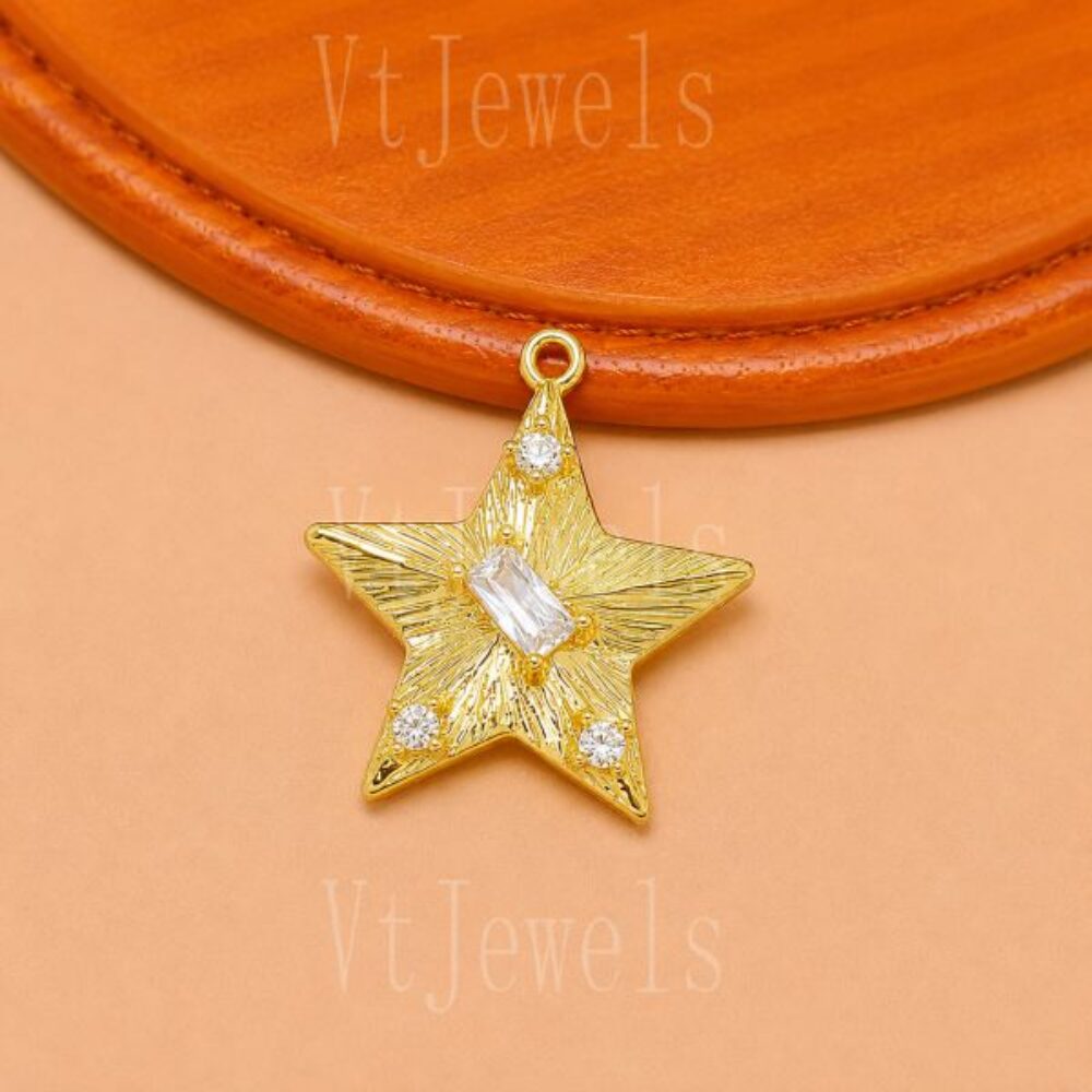 925 Sterling Silver Star Pendant
