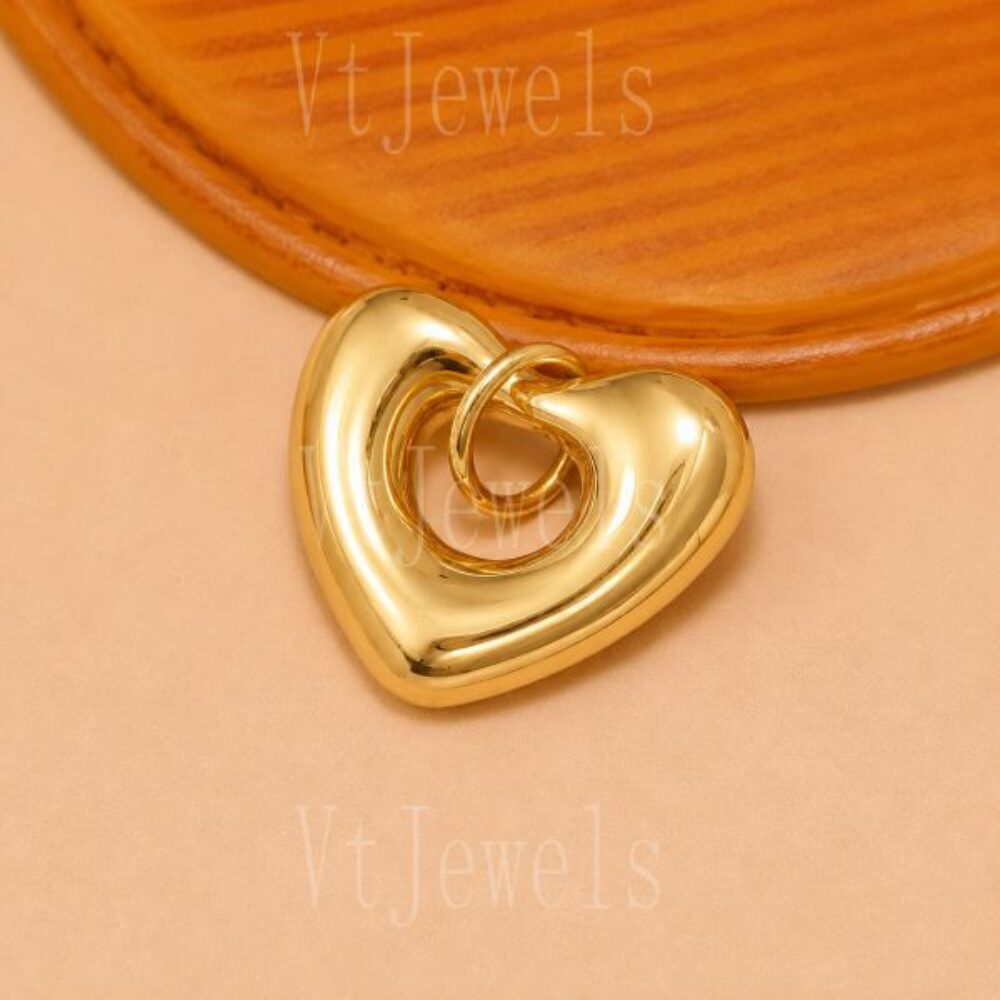 925 Sterling Silver Open Heart Pendant