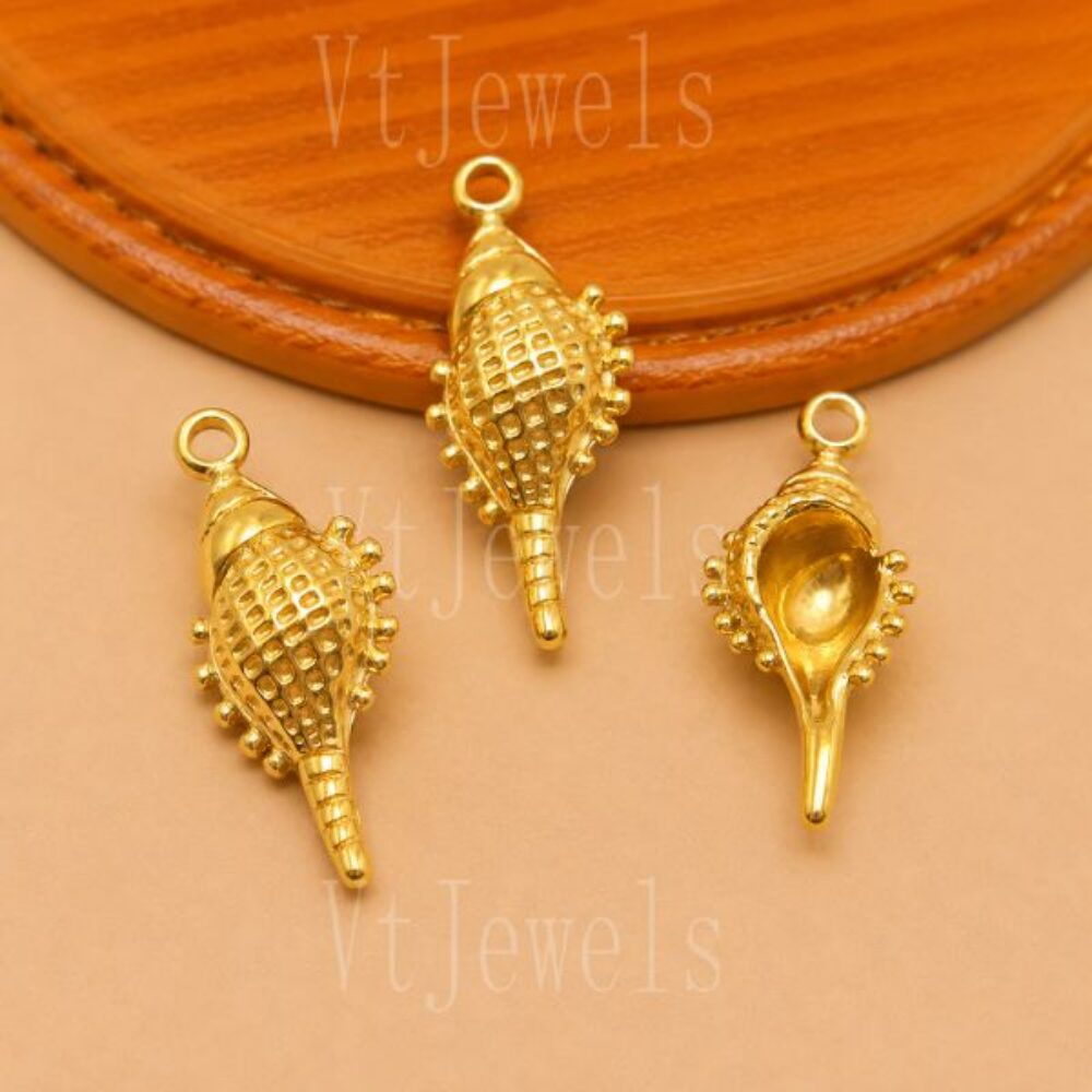 925 Sterling Silver Seashell Pendant