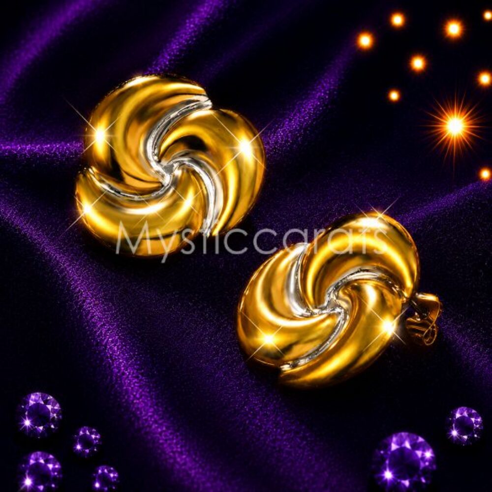 925 sterling silver Twisted Swirl Stud Earrings